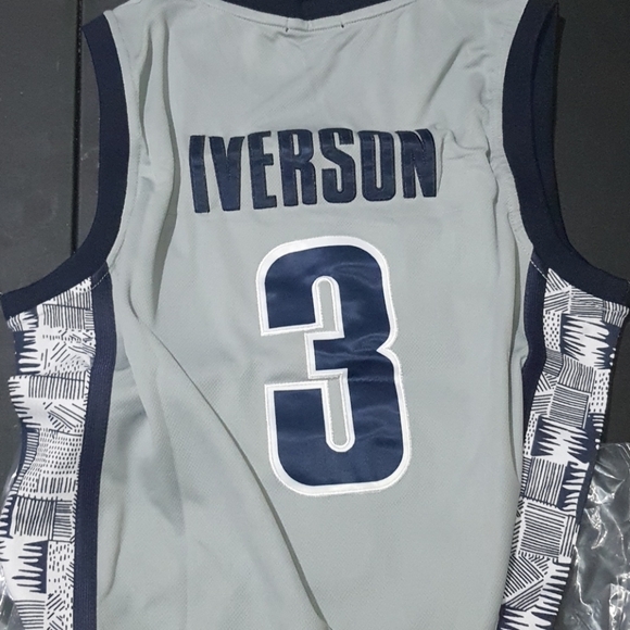 New Georgetown Allen Iverson Jersey Multiple Sizes - Picture 2 of 4